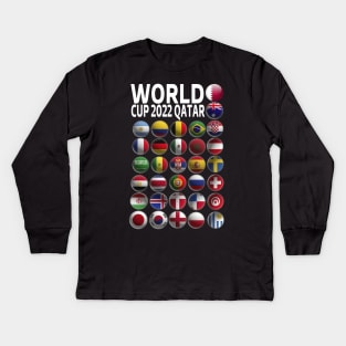 WORLD CUP 2022 QATAR Kids Long Sleeve T-Shirt